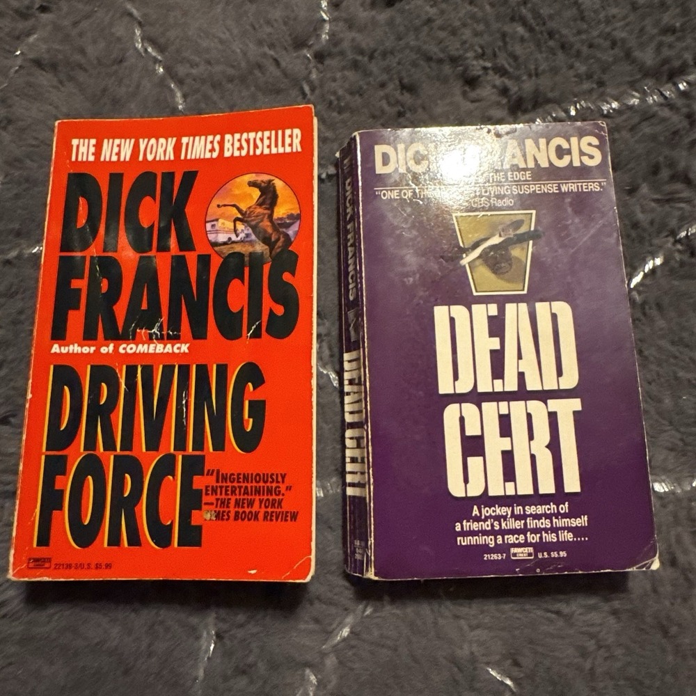 Dead Cert & Driving Force Vintage Paperback By Francis, Dick Mystery